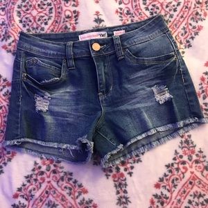 Mid Rise Jean shorts